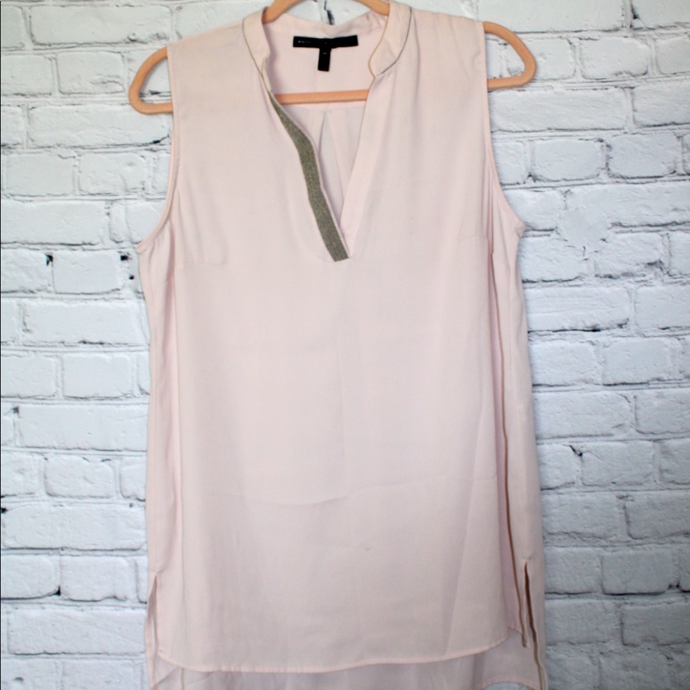 Whote house black market detailed blush tank